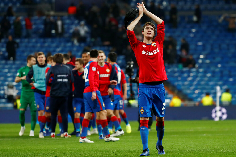 Slavlje fudbalera CSKA Moskve, Foto: JUAN MEDINA