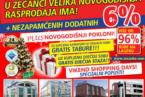 U Zećanki velika novogodišnja rasprodaja