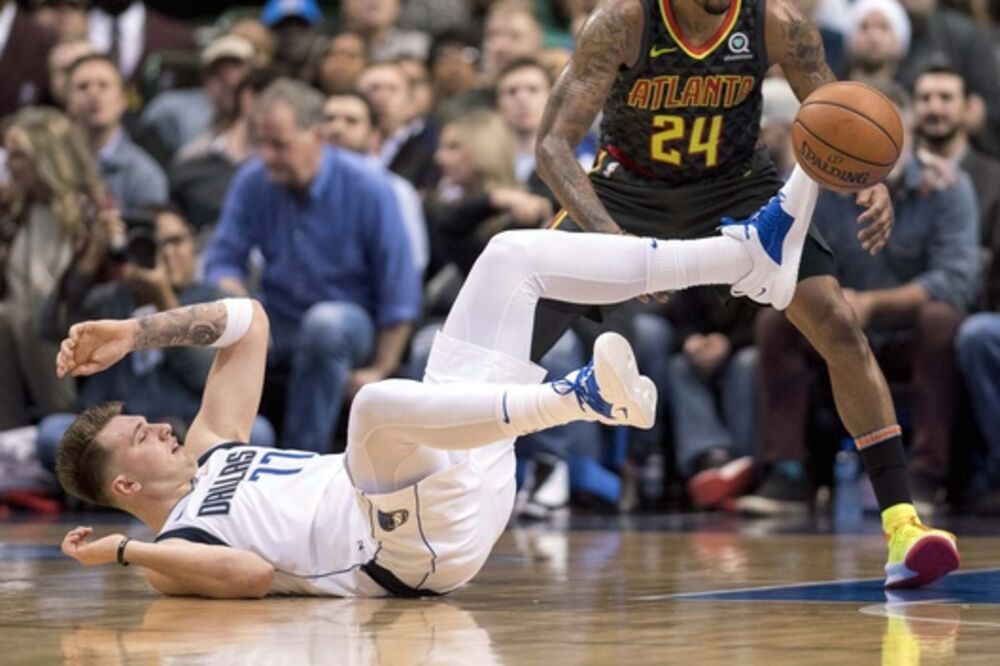 Dončić na meču protiv Atlante