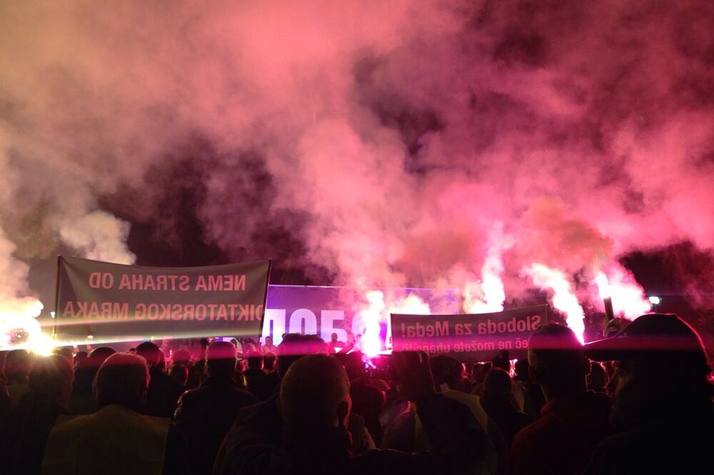 Sa protesta Demokratskog fronta prošle nedjelje