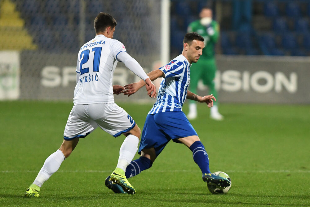 Miloš Mijić na utakmici protiv Sutjeske