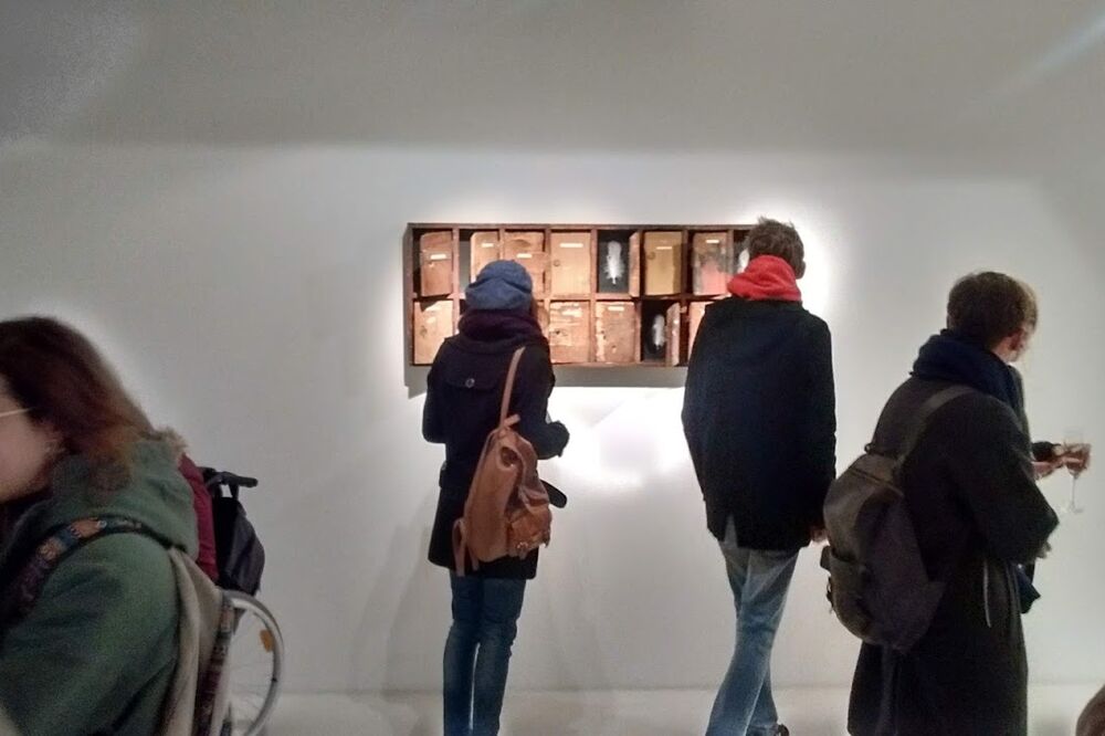 Sa izložbe Siniše Radulovića na Cetinju, Foto: Borislav Vukićević