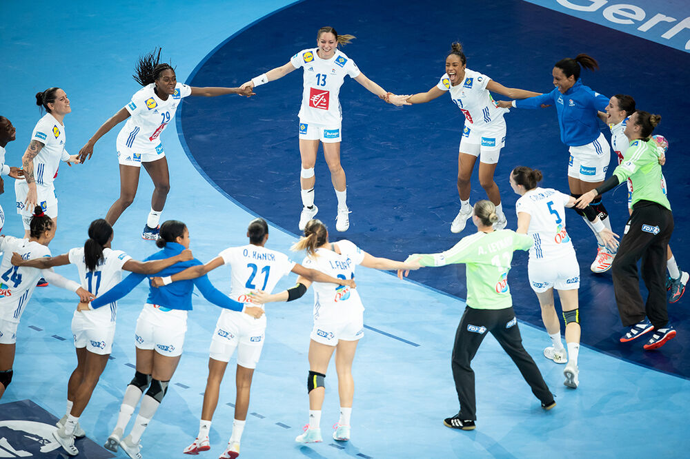 Slavlje rukometašica Francuske, Foto: Stanko Gruden / kolektiff