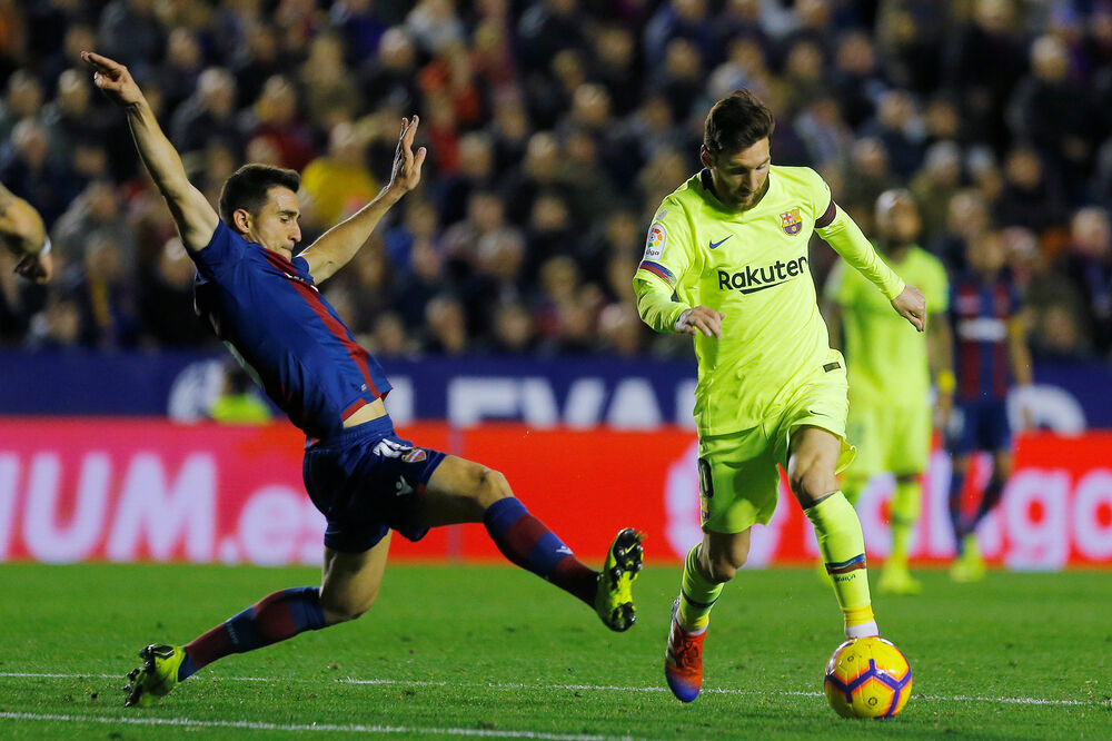 Leo Mesi na meču sa Levanteom, Foto: Reuters