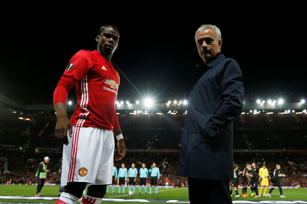 Murinjo i Pogba, Foto: Reuters