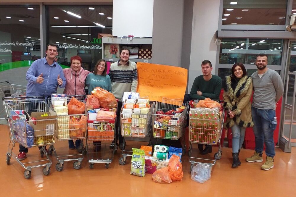 Sa akcije u marketu Laković, Foto: Twitter