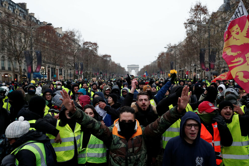 Sa protesta Žutih prsluka, Foto: Reuters