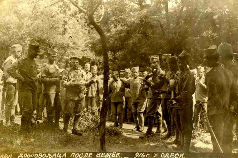 Južnoslovenski dobrovoljci kod Odese, 1916., Foto: Wikipedia