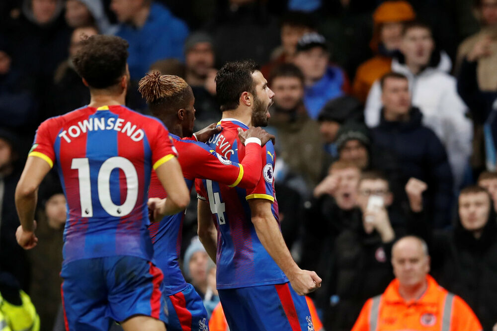 Kristal Palas slavi treći gol, Foto: CARL RECINE