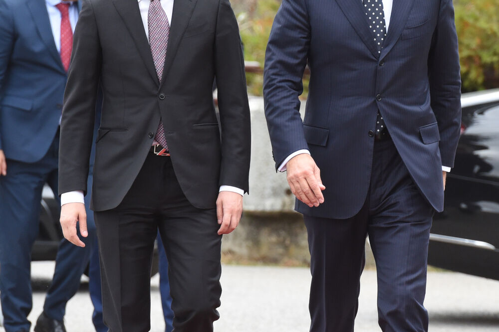 Bošković i Đukanović, Foto: Savo Prelević