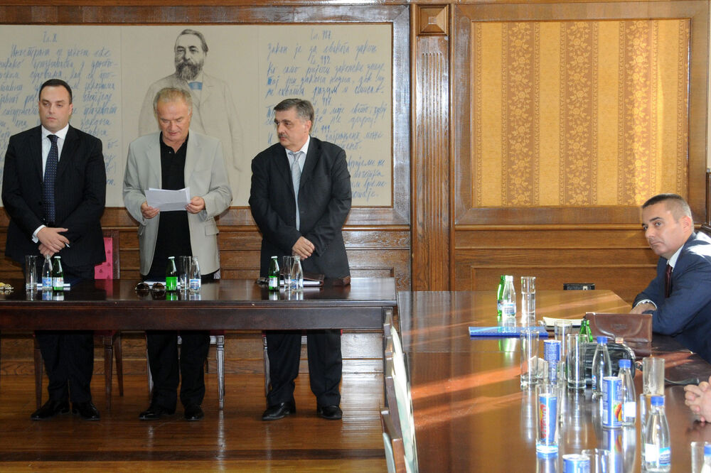 Sa odbrane magistarskog rada 2010., Foto: Luka Zeković