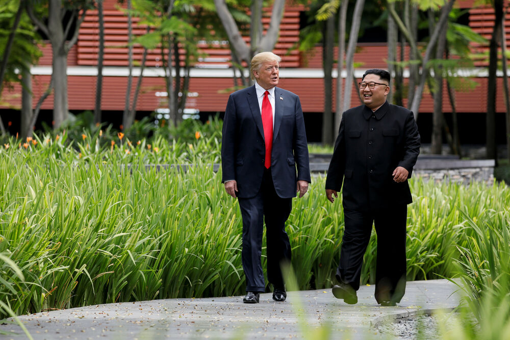 Donald Tramp i Kim Džong Un, Foto: Reuters