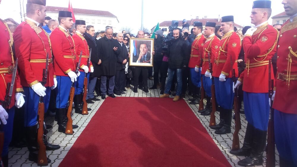 Sa otkrivanja spomenika komitima u Nikšiću