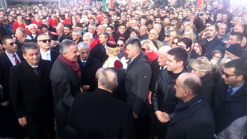 Sa otkrivanja spomenika komitama u Nikšiću