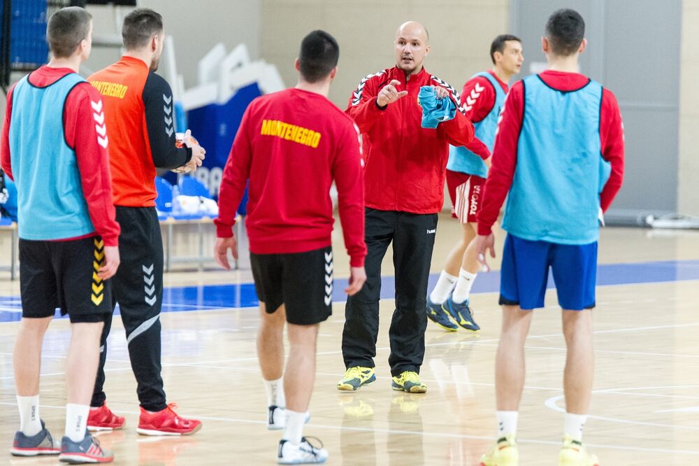 Zoran Roganović na jučerašnjem treningu reprezentacije, Foto: Stefan Ivanović/RSCG