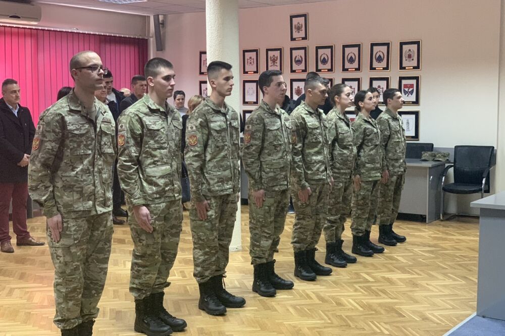 Kadeti VCG na polaganju zakletve, Foto: Ministarstvo odbrane