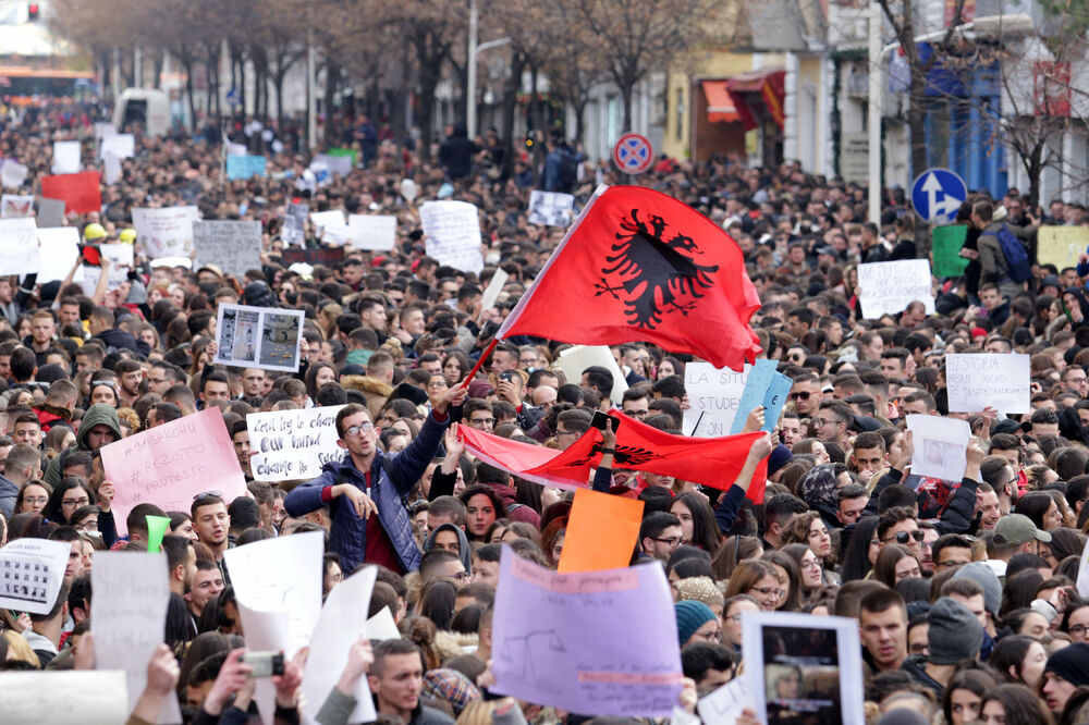 Sa jednog od protesta studenata, Foto: Reuters