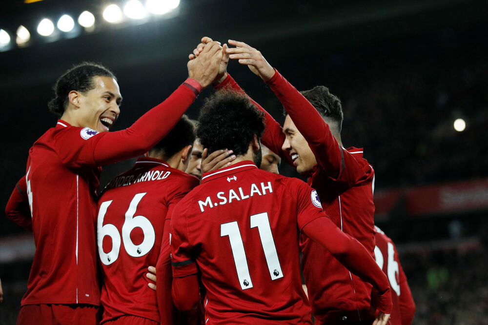 Savršen završetak godine: Igrači Liverpula, Foto: Reuters