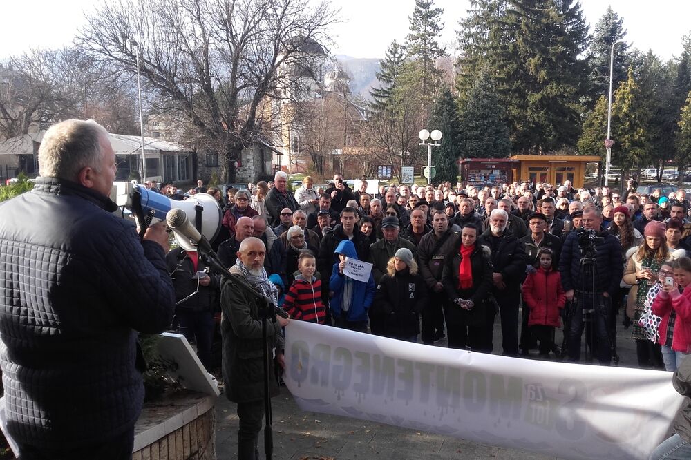 Sa protestnog skupa u Vinickoj prije sedam dana, Foto: Tufik Softić