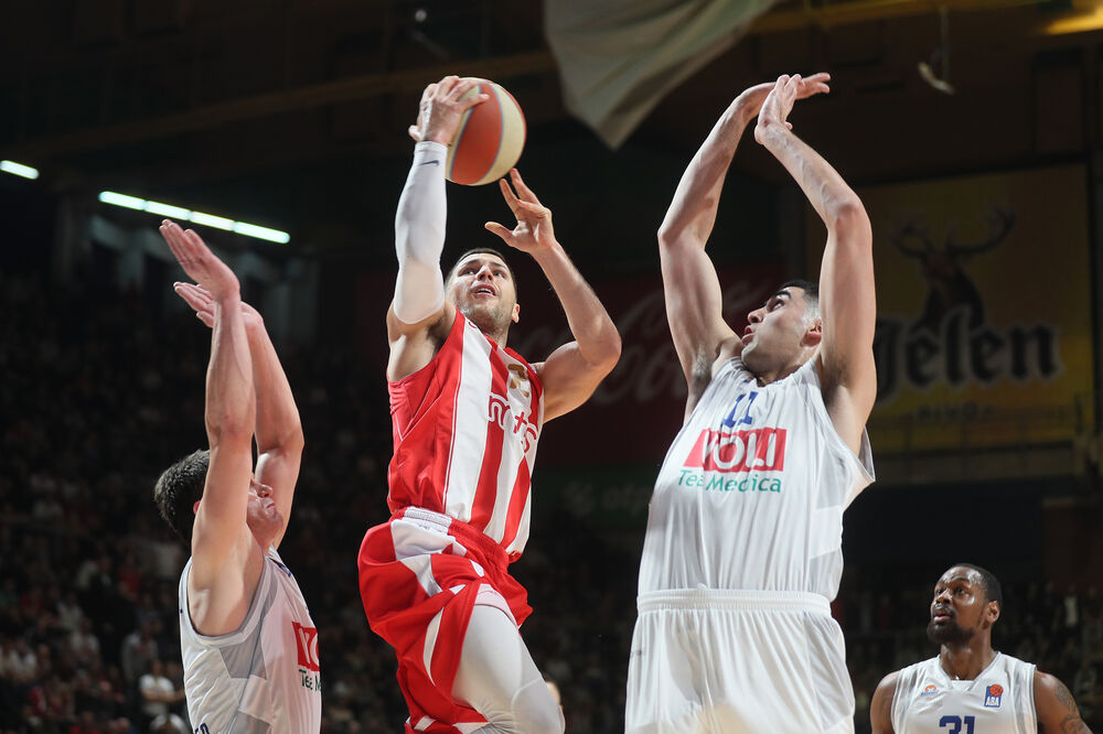 Sa utakmice Crvena zvezda - Budućnost Voli, Foto: Crvena zvezda mts