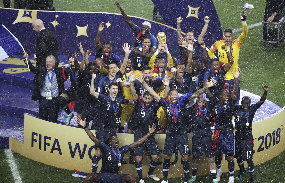 Francuzi slave titulu prvaka svijeta, 15. jula u Moskvi, Foto: Beta-AP