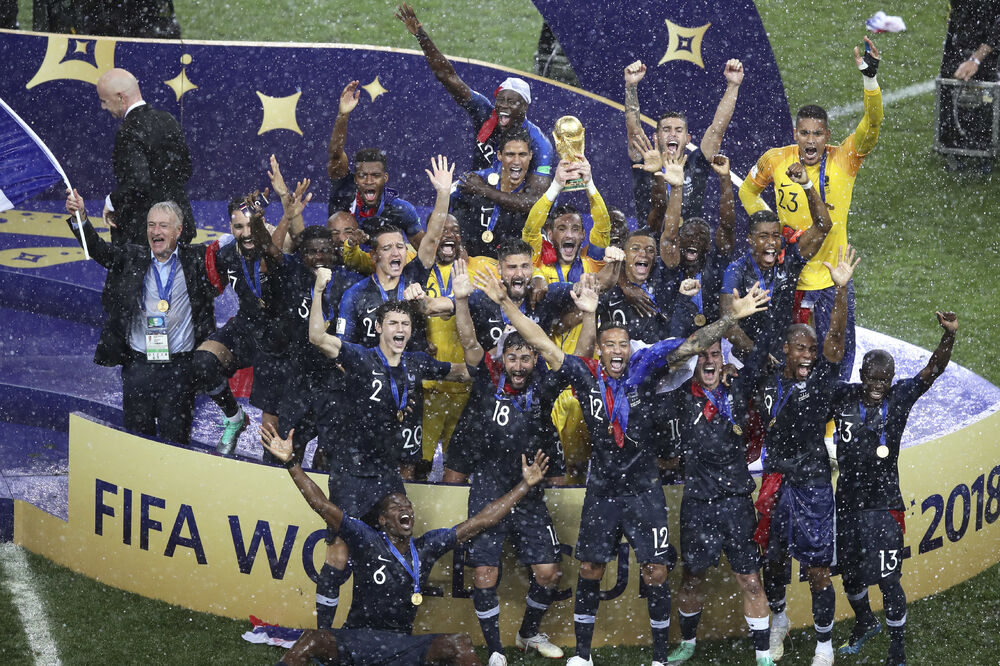 Francuzi slave titulu prvaka svijeta, 15. jula u Moskvi, Foto: Beta-AP