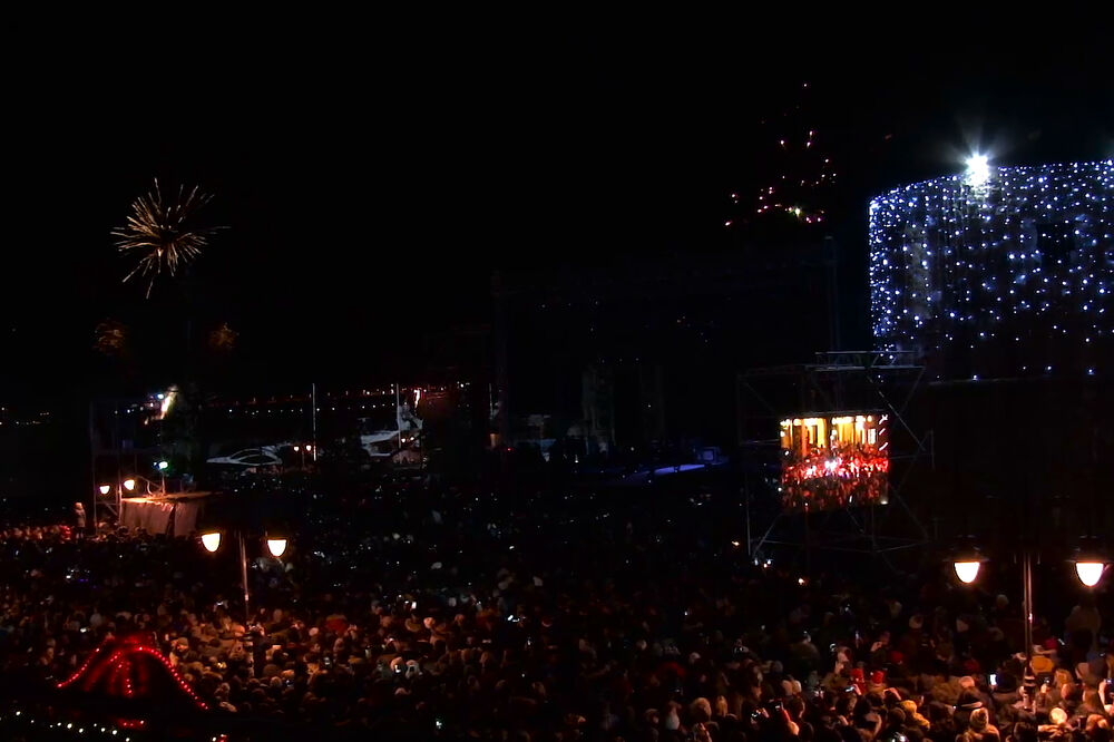 Sa sinoćnjeg dočeka Nove godine, Foto: Info biro