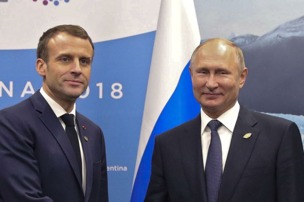 Makron i Putin, Foto: Beta/AP