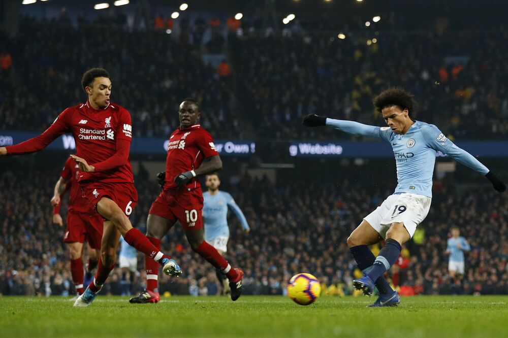 Liroj Sane postiže gol za pobjedu, Foto: Reuters