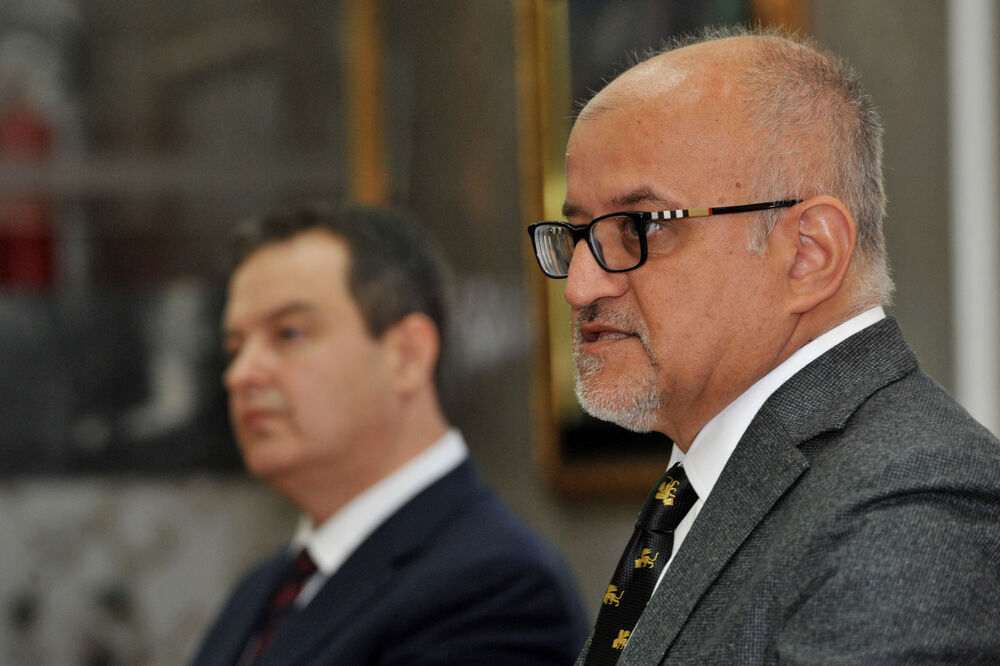 Čeka li nas slučaj Asanž: Darmanović i srbijanski šef diplomatije Ivica Dačić, Foto: Savo Prelević