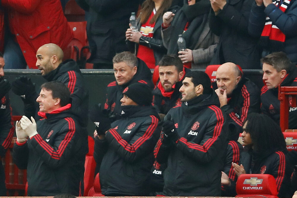 Stručni štab Mančester junajteda, Foto: Reuters