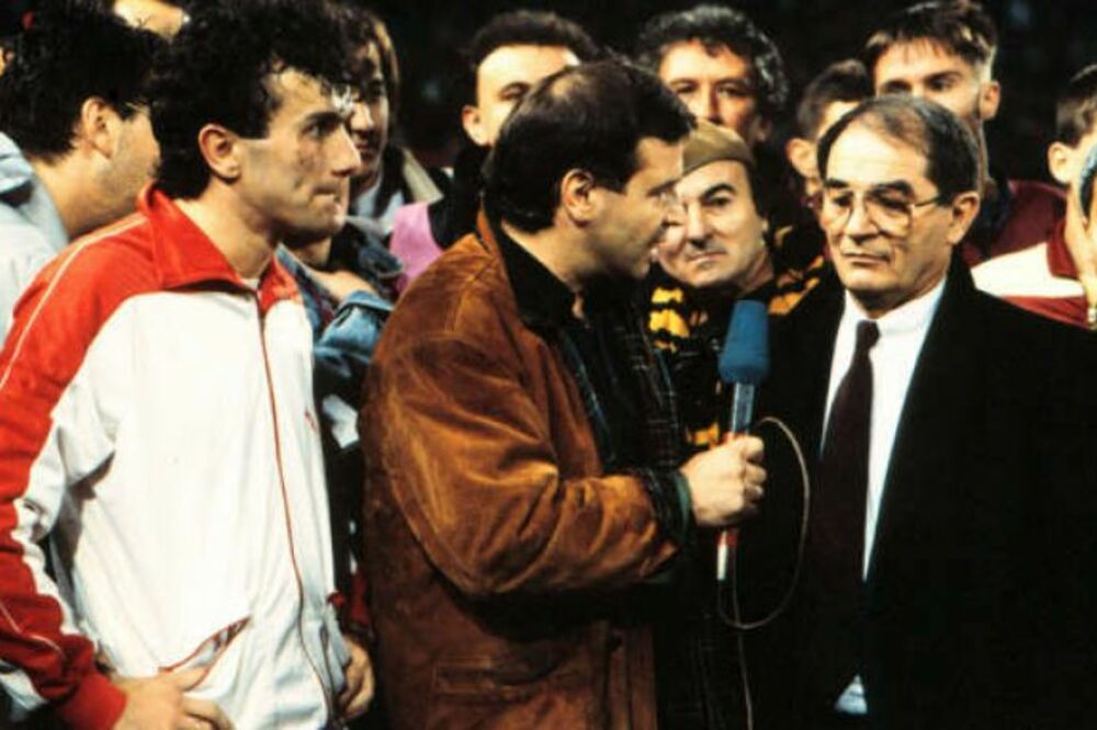 Savićević i Šekularac nakon meča Crvena zvezda - Keln, Foto: Printscreen