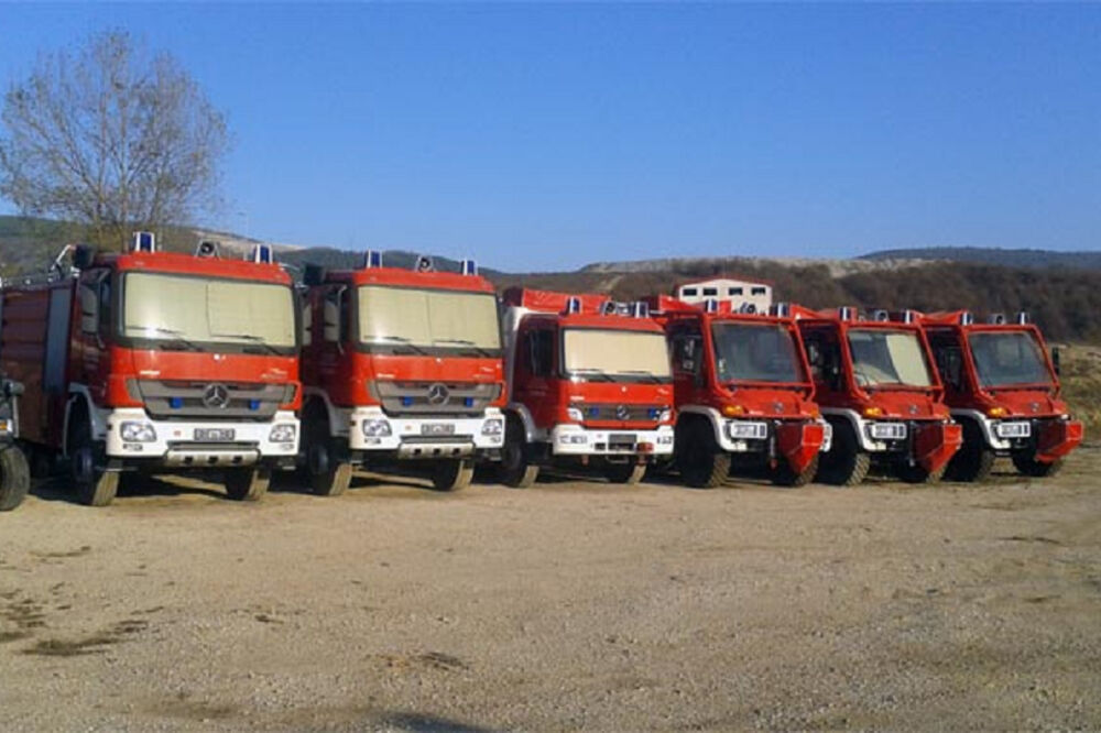 Vatrogasna vozila nabavljena za Pljevlja, Foto: Goran Malidžan