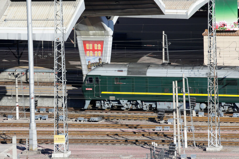 Voz kojim se vjeruje da je doputovao lider Sjeverne Koreje, Foto: Reuters