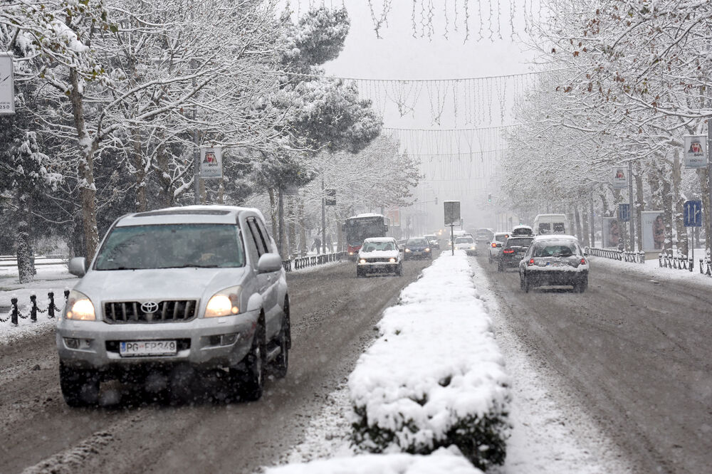 Jutros u Podgorici, Foto: Savo Prelević
