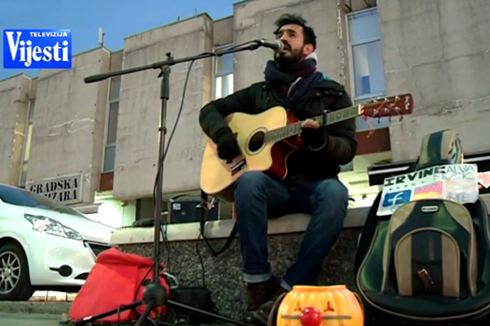 Nastupio na Trgu u Podgorici, Foto: Screenshot/TV Vijesti