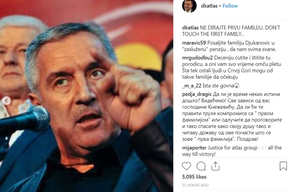 Objava Duška Kneževića na Instagramu, Foto: Instagram