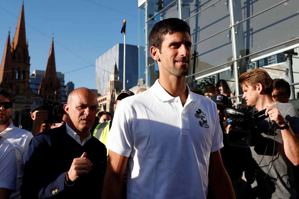 Novak Đoković u Melburnu, Foto: Reuters