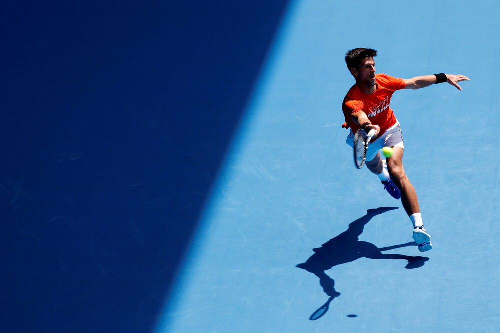 Đoković na turniru u Melburnu, Foto: Reuters