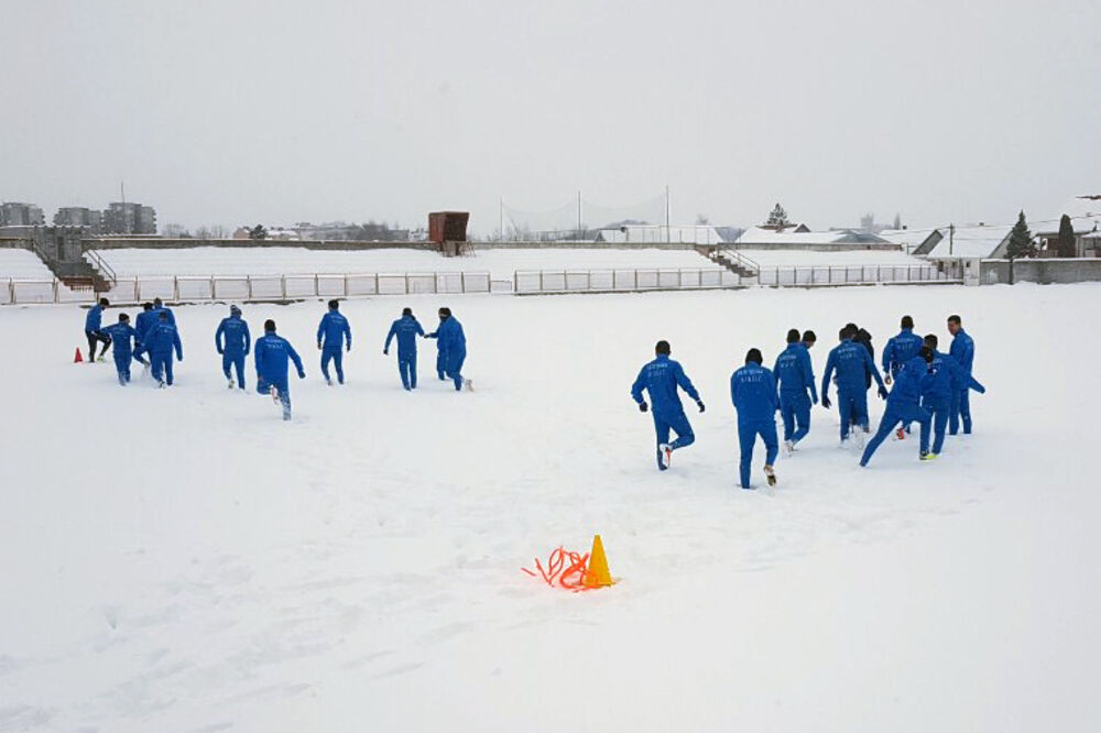 Fudbaleri Sutjeske na prvom treningu, Foto: FK Sutjeska