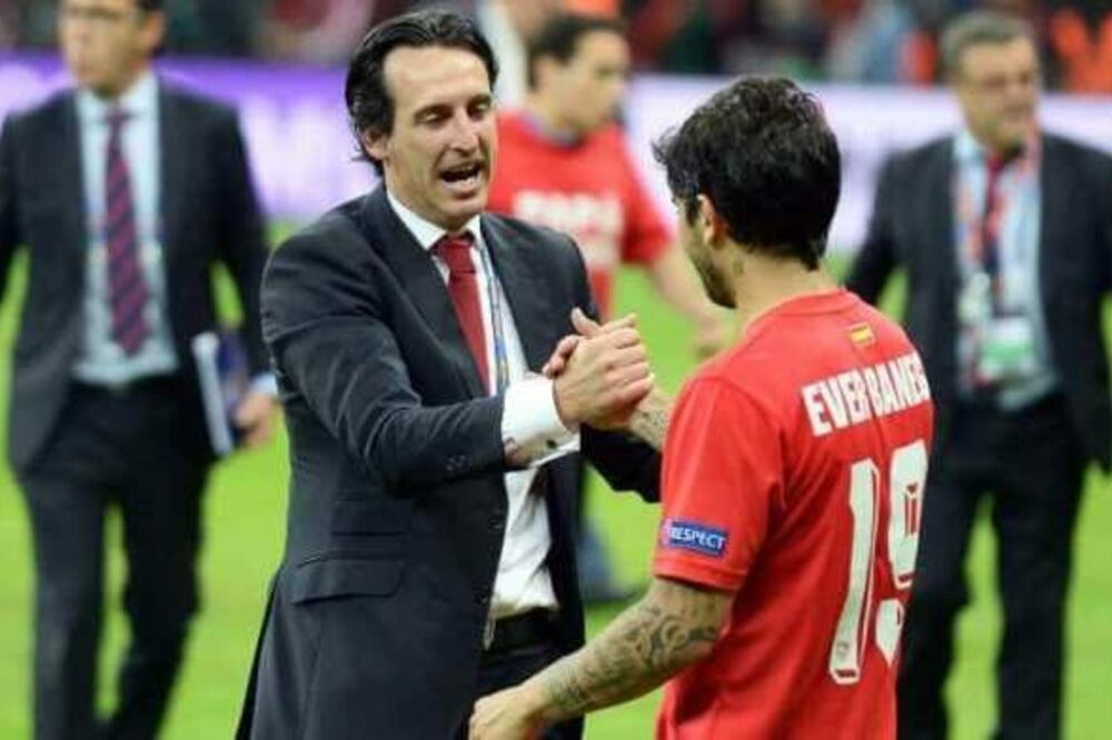 Unai Emeri i Ever Banega