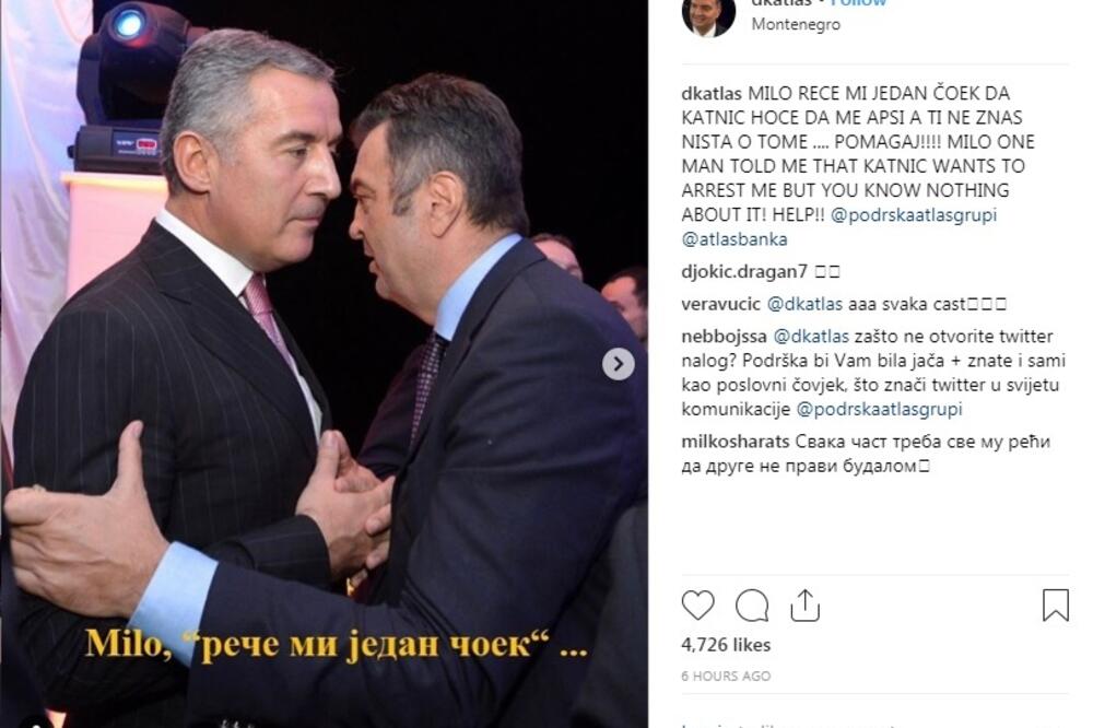 Nova objava Duška Kneževića na društvenoj mreži, Foto: Instagram