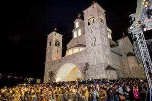 Doček pravoslavne Nove godine u hramu u Podgorici