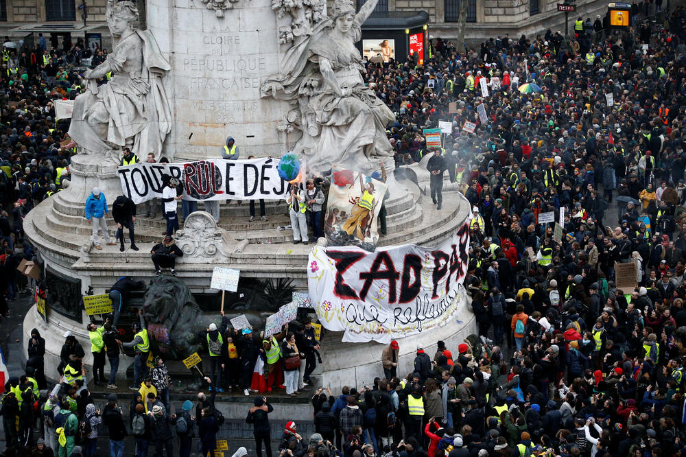 Francuska protest, žuti prsluci, Foto: Reuters