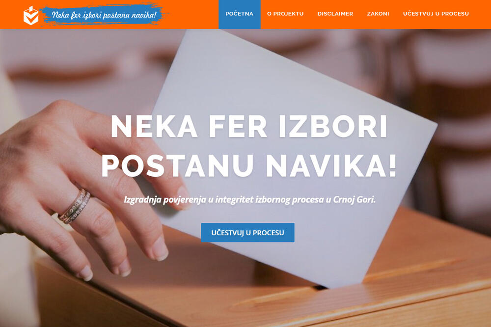 Cemi, fer izbori, sajt, Foto: Printscreen
