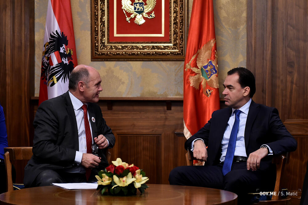 Volfgang Sobotka, Zoran Pažin, Foto: Vlada Crne Gore