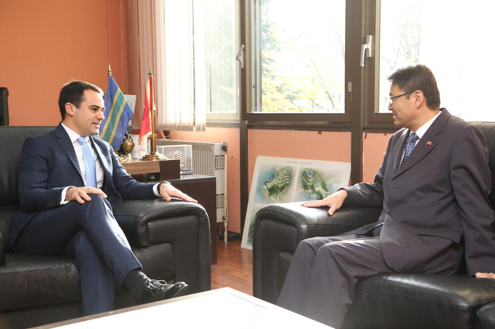 Dušan Raičević, Liu Jin, Foto: Opština Bar