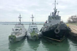 Ukrajina tvrdi da su brodovi bili u međunarodnim vodama