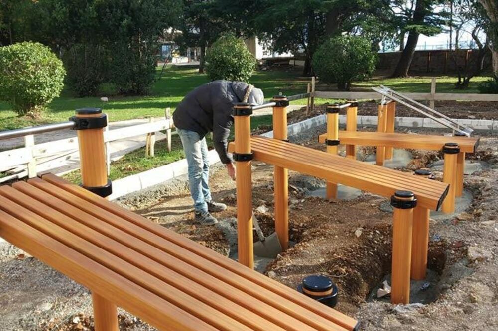 Budva, teretana na otvorenom, Foto: Sekretarijat za komunalno stambene poslove Budva