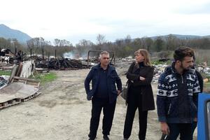URA: Opština Kotor nakon požara na Lovanji obezbjedila smještaj za...